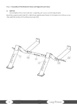 Preview for 16 page of Taurus 45 Degree Leg Press Sterling Assembly And Operating Instructions Manual