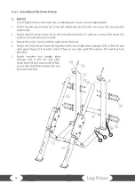 Preview for 18 page of Taurus 45 Degree Leg Press Sterling Assembly And Operating Instructions Manual