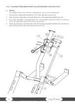 Preview for 20 page of Taurus 45 Degree Leg Press Sterling Assembly And Operating Instructions Manual