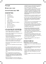 Preview for 11 page of Taurus Active Professional 1500 User Manual