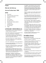 Preview for 29 page of Taurus Active Professional 1500 User Manual