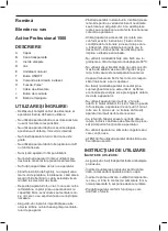 Preview for 38 page of Taurus Active Professional 1500 User Manual