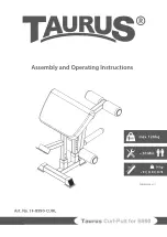 Taurus B990 Assembly And Operating Instructions Manual preview