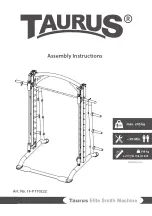 Preview for 1 page of Taurus Elite Smith Machine Assembly Instructions Manual