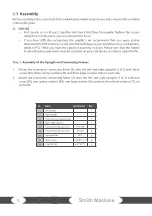 Preview for 12 page of Taurus Elite Smith Machine Assembly Instructions Manual