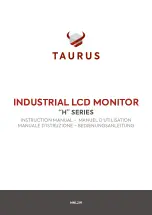 Предварительный просмотр 1 страницы Taurus H Series Instruction Manual