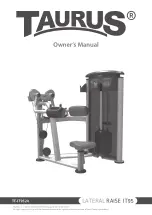 Taurus LATERAL RAISE IT95 Owner'S Manual preview