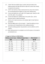 Preview for 20 page of Taurus MIG-350I Operation Manual