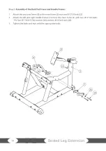 Preview for 14 page of Taurus Pro Seated Leg Extension Assembly And Operating Instructions Manual