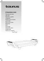 Preview for 1 page of Taurus STEAKMAX 2500 Manual