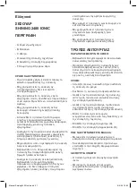 Preview for 21 page of Taurus STUDIO 2400 IONIC Manual