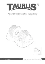 Taurus TF-ADB-50 Assembly And Operating Instructions Manual preview