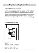 Preview for 4 page of Taurus V BENCH LEG CURL IT95 Owner'S Manual