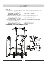 Предварительный просмотр 24 страницы Taurus WEIGHT ASSISTED CHIN/DIP COMBO IT95 Owner'S Manual