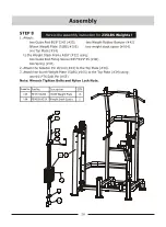 Предварительный просмотр 28 страницы Taurus WEIGHT ASSISTED CHIN/DIP COMBO IT95 Owner'S Manual