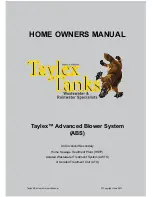 Preview for 1 page of Taylex ABS Owner'S Manual