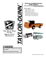 Preview for 1 page of Taylor-Dunn B0-248-36 Service Replacement Parts