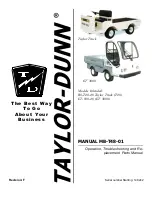 Taylor-Dunn B0-T48-48 Taylor Truck T48 Operation Manual preview