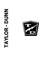 Preview for 234 page of Taylor-Dunn B0-T48-48 Taylor Truck T48 Operation, T Roubleshooting And Replacement Parts Manual