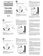 Taylor 1446 Operating Instructions preview