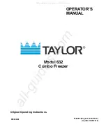 Taylor 632 Operator'S Manual preview