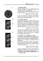 Preview for 9 page of Taylor C125 Operating	Instructions And Maintenance