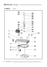 Preview for 30 page of Taylor C125 Operating	Instructions And Maintenance