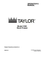 Taylor C302 Operator'S Manual preview