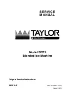 Taylor SB25 Service Manual preview
