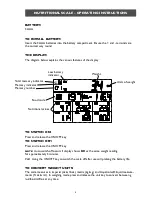 Preview for 4 page of Taylor The Biggest Loser Operating Instructions Manual