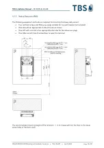 Preview for 10 page of tbs electronics 2D IRON Installation Manual