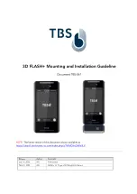 tbs electronics 3D FLASH+ General Mounting And Installation Manuallines preview