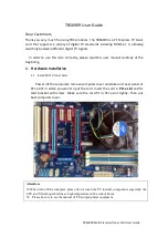 Предварительный просмотр 1 страницы tbs electronics TBS6909 Instruction Manual