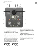 Preview for 5 page of TC Electronic DITTO JAM X2 LOOPER User Manual