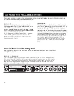 Предварительный просмотр 18 страницы TC Electronic Finalizer Express User Manual