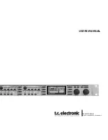 TC Electronic Gold Channel User Manual preview
