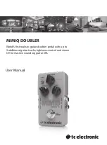 TC Electronic Mimiq Doubler User Manual preview