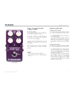 Предварительный просмотр 17 страницы TC Electronic VORTEX FLANGER Manual