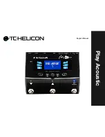 TC-Helicon Play Electric Manual preview