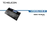 TC-Helicon VoiceLive 2 Basic Manual предпросмотр