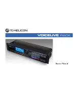 TC-Helicon voicelive rack Basic Manual preview