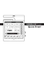 Предварительный просмотр 1 страницы TC-Helicon VOICELIVE Touch Quick Start Manual