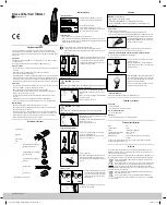 Предварительный просмотр 2 страницы Tchibo 312 Instructions For Use Manual