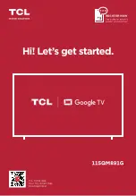 TCL 115QM891G Manual предпросмотр