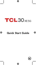 TCL 30 XE 5G Quick Start Manual preview