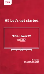 TCL 8 Series Manual preview