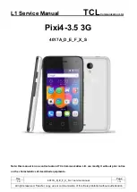 Preview for 1 page of TCL Alcatel Pixi4-3.5 3G Service Manual