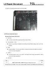 Предварительный просмотр 9 страницы TCL Alcatel PLUS 10 WIFI Repair Document