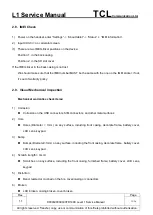 Preview for 15 page of TCL Alcatel POP4-10 4G&VF Service Manual