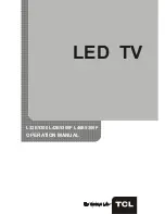 TCL L32E5300 Operation Manual preview